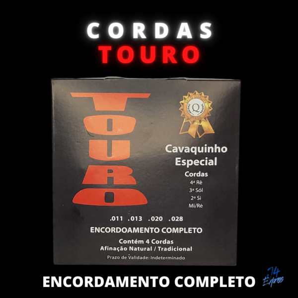 Encordoamento Touro para Cavaquinho